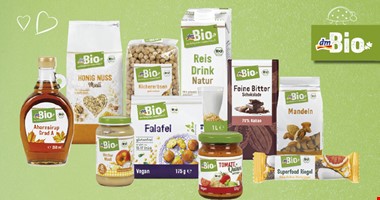 dm nabízí už přes 1200 produktů biopotravin